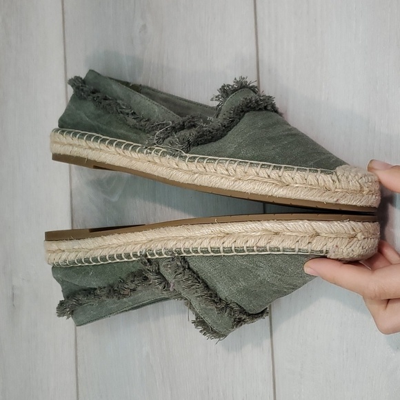 Joue Womens Vivienne Comfort Canvas Espadrille Loafer Slip on shoes sz 37.5/7.5 - Picture 10 of 12